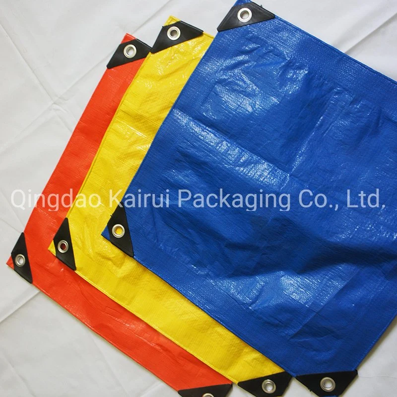 Wholesale Roof Truck Hay Covering PE Tarp Sample of Tarpaulin Design